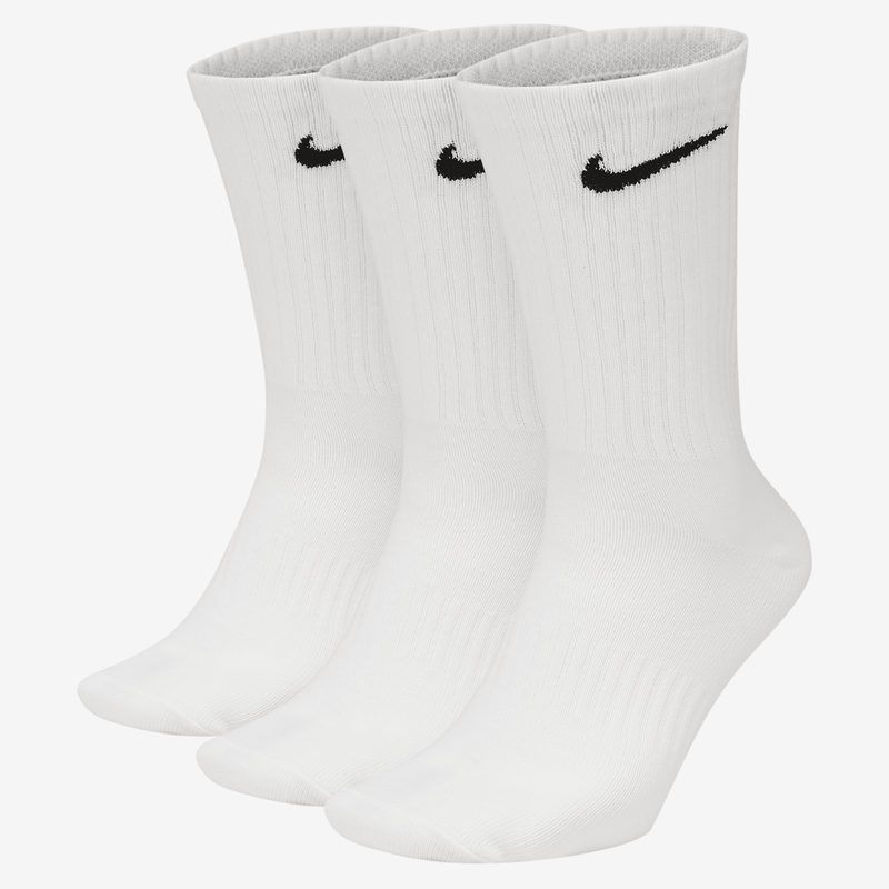 Calcetas de entrenamiento (3 pares) Nike Everyday Lightweight Blanco