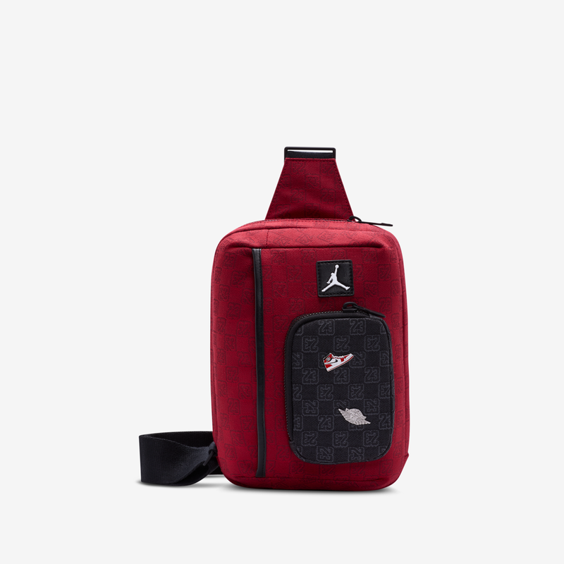 Bandolera 23 Monogram (3 L) Jordan Rojo