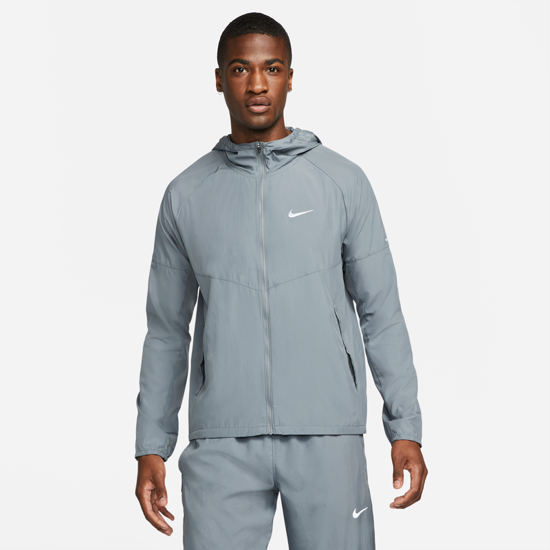 Chamarra De Correr Repel Para Hombre Nike Miler Gris