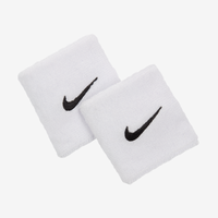 Muñequeras (paquete de 2) Nike Swoosh Classic Blanco