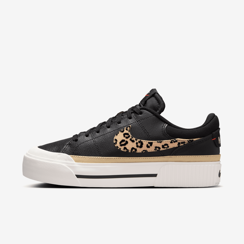 Tenis para mujer Nike Court Legacy Lift Negro