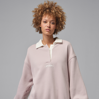 Playera de rugby para mujer Jordan Flight Fleece Rosa