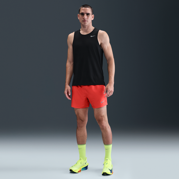 Shorts De Correr Dri-Fit De 13 Cm Con Forro De Ropa Interior Para Hombre Nike Challenger Rojo