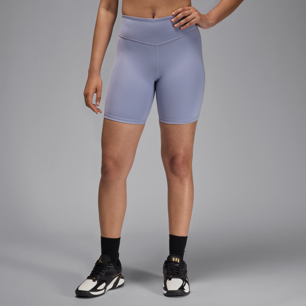 Shorts De Ciclismo De Tiro Alto De 18 Cm Para Mujer Jordan Sport Morado