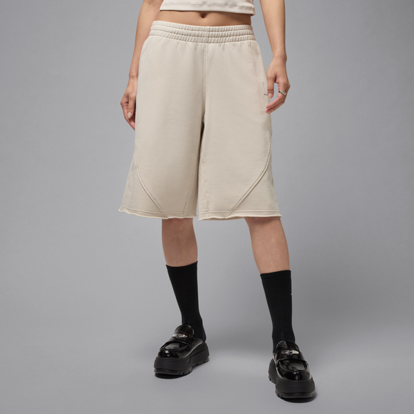 Shorts Grandes De French Terry Para Mujer Jordan Flight Fleece Marrón