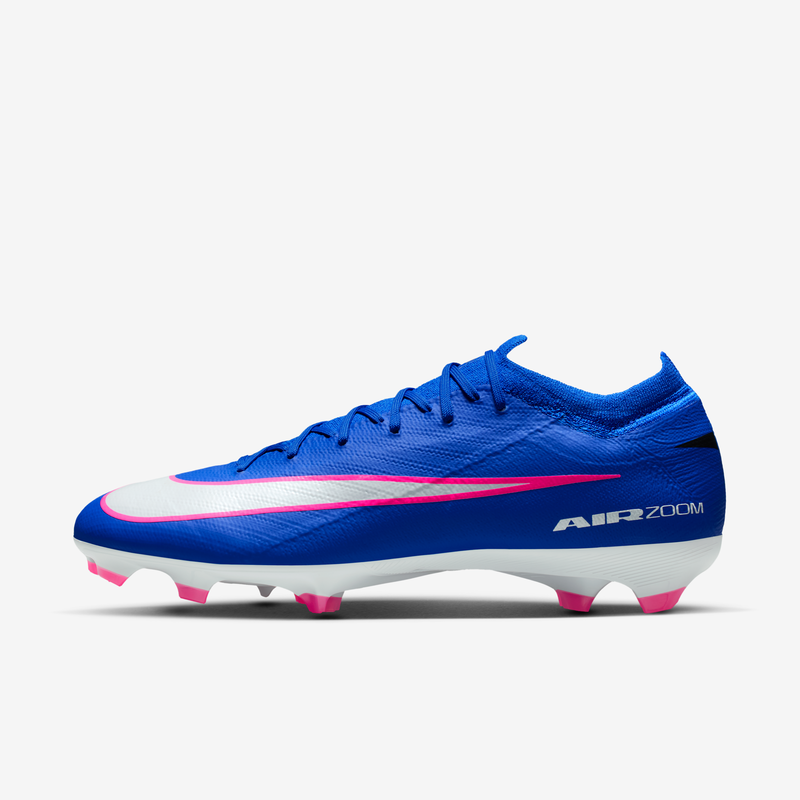 Tacos de fútbol para terreno firme de corte low Nike Mercurial Vapor 16 Pro Azul