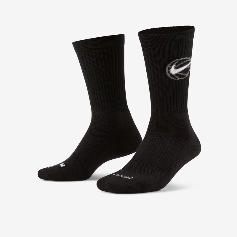Calcetines De Básquetbol (3 Pares) Nike Everyday Crew Negro