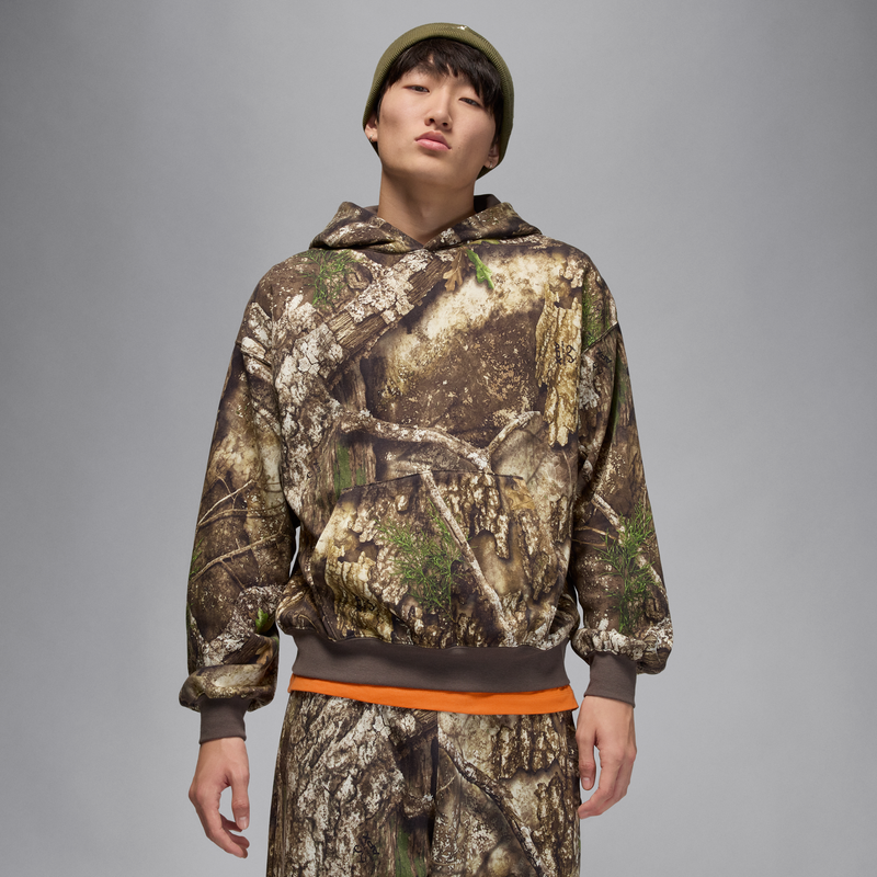 Sudadera Con Gorro Sin Cierre De Tejido Fleece Realtree Para Hombre Jordan Brooklyn Verde