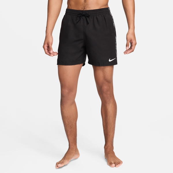 Shorts De Playa O Alberca De 13 Cm Para Hombre Nike Swim Logo Tape Lap Negro