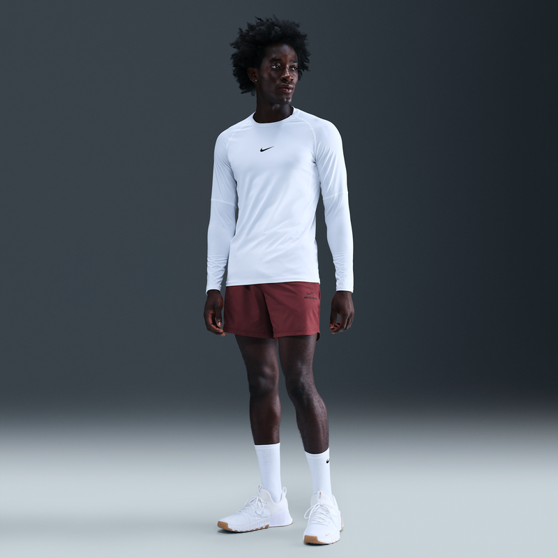 Shorts Dri-Fit De 15 Cm Para Hombre Nike Pro Training Rojo