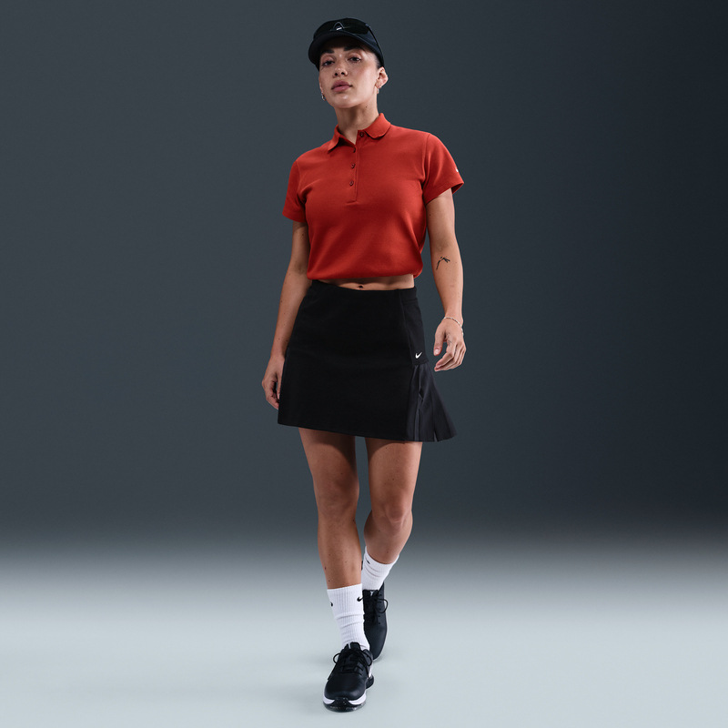 Falda De Golf Para Mujer Nike Negro