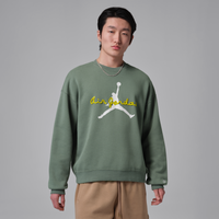 Sudadera de cuello redondo de tejido Fleece para hombre Jordan Brooklyn Verde