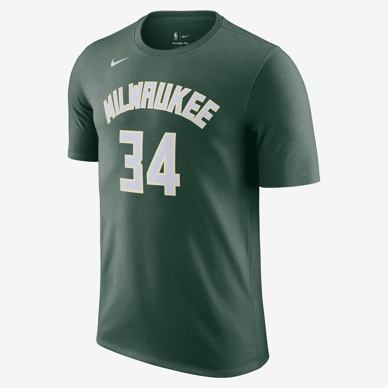 Playera Nike NBA para hombre Milwaukee Bucks Verde
