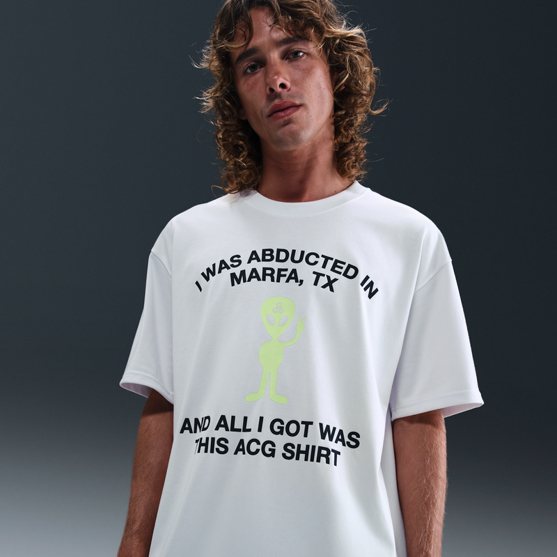 Playera Para Hombre Nike Acg Blanco