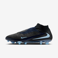 Tacos de fútbol para terreno firme Nike Phantom 6 High Elite Negro