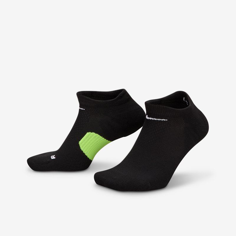 Calcetines invisibles (1 par) Nike Running Midweight Negro