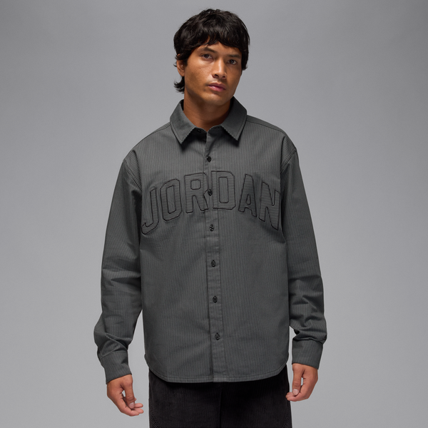 Jordan Flight Playera De Manga Larga Oxford Para Hombre Negro