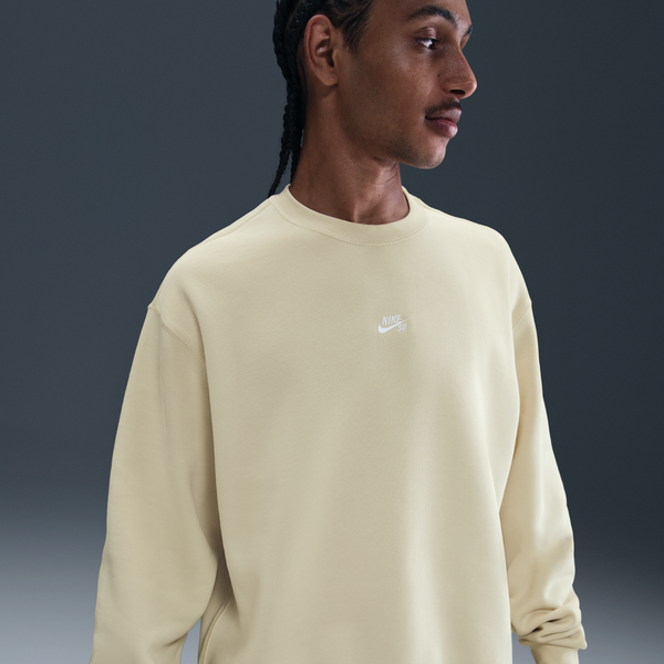 Sudadera De Cuello Redondo De Skateboarding De Tejido Fleece Nike Sb Marrón