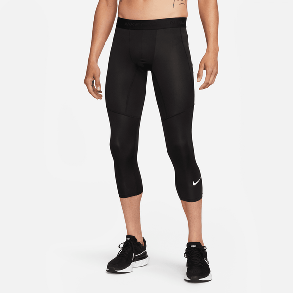 Mallas De Fitness Dri-Fit De 3/4 Para Hombre Nike Pro Negro