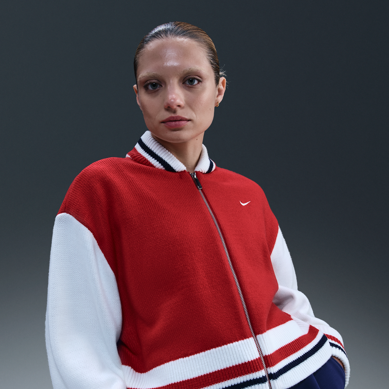 Cardigan para mujer Nike Sportswear Rojo