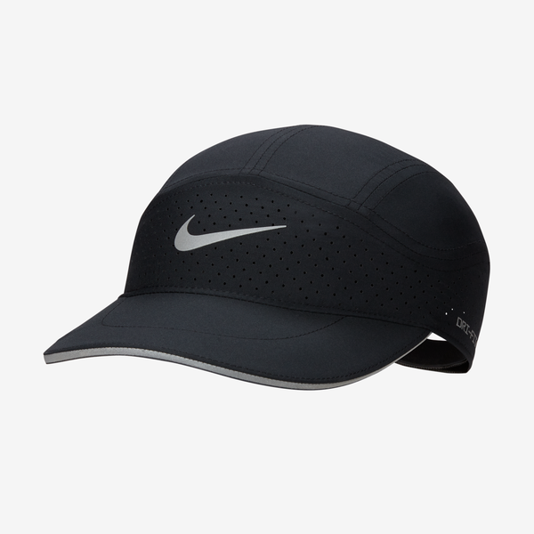 Gorra Con Diseño Reflejante Sin Estructura Nike Fly Dri-Fit Adv Negro