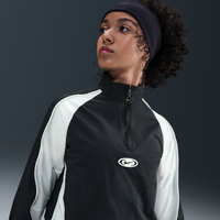Chamarra deportiva de cierre de 1/4 para niña Nike Sportswear Negro