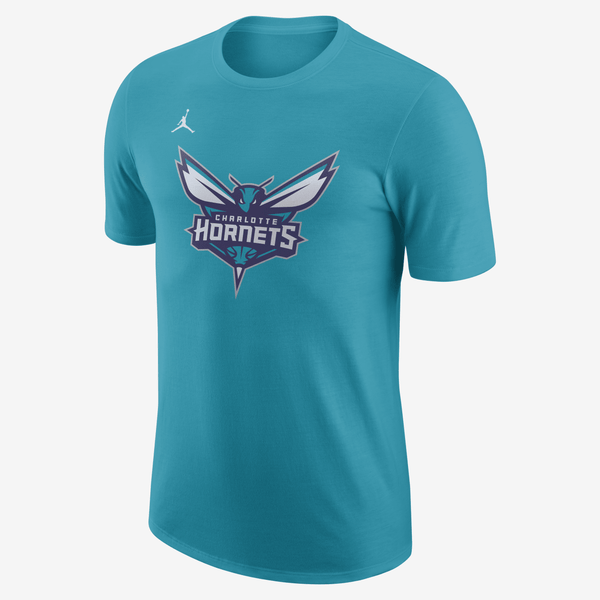 Playera Nike De La Nba Para Hombre Charlotte Hornets Essential Azul