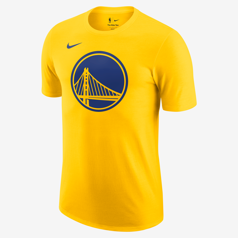Playera Nike De La Nba Para Hombre Golden State Warriors Essential Amarillo