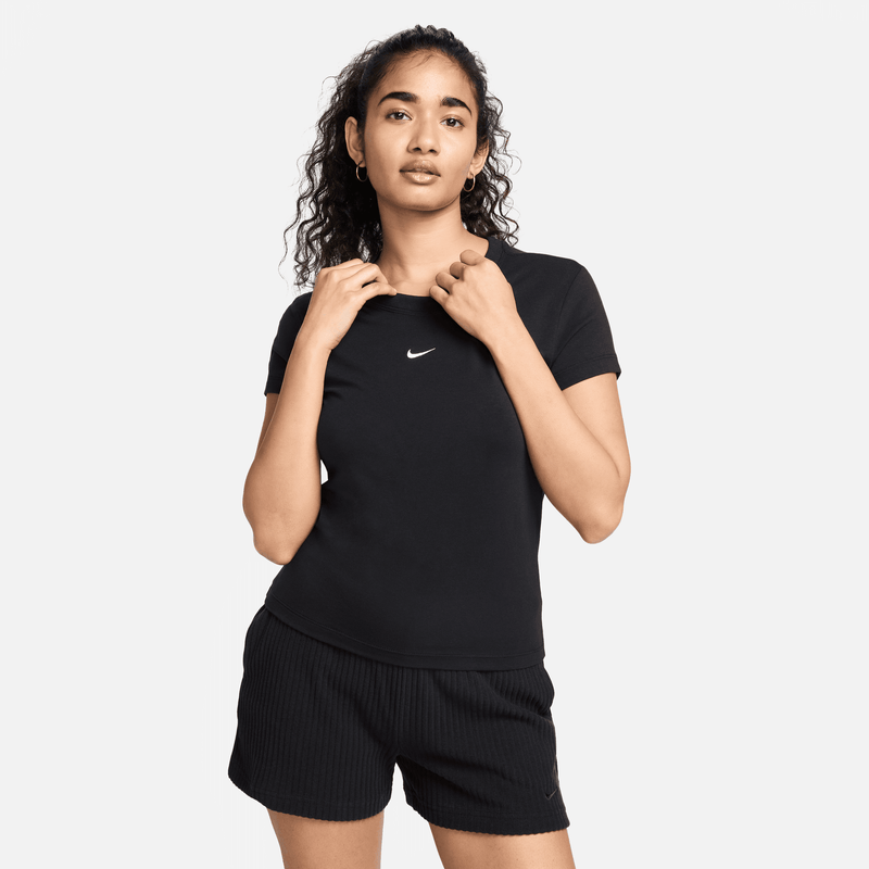 Playera para mujer Nike Sportswear Chill Knit Negro
