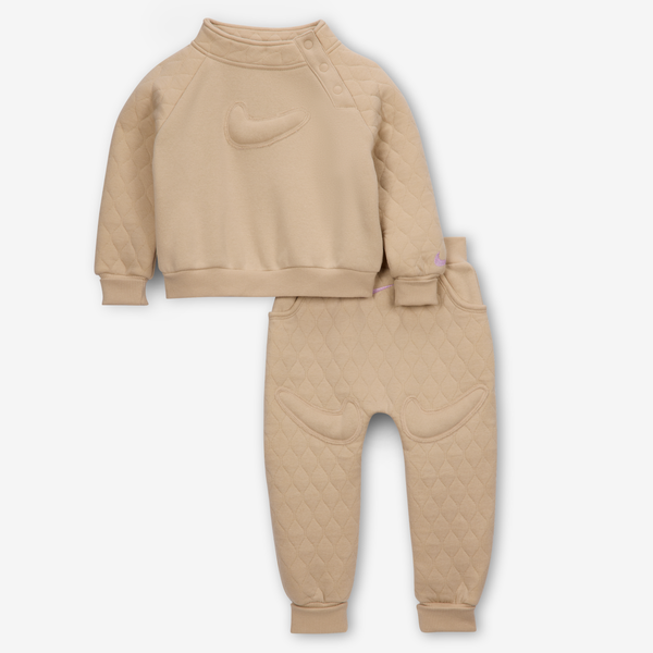 Conjunto De 2 Piezas Con Joggers Para Bebé (12-24 Meses) Nike Ready, Set! Marrón