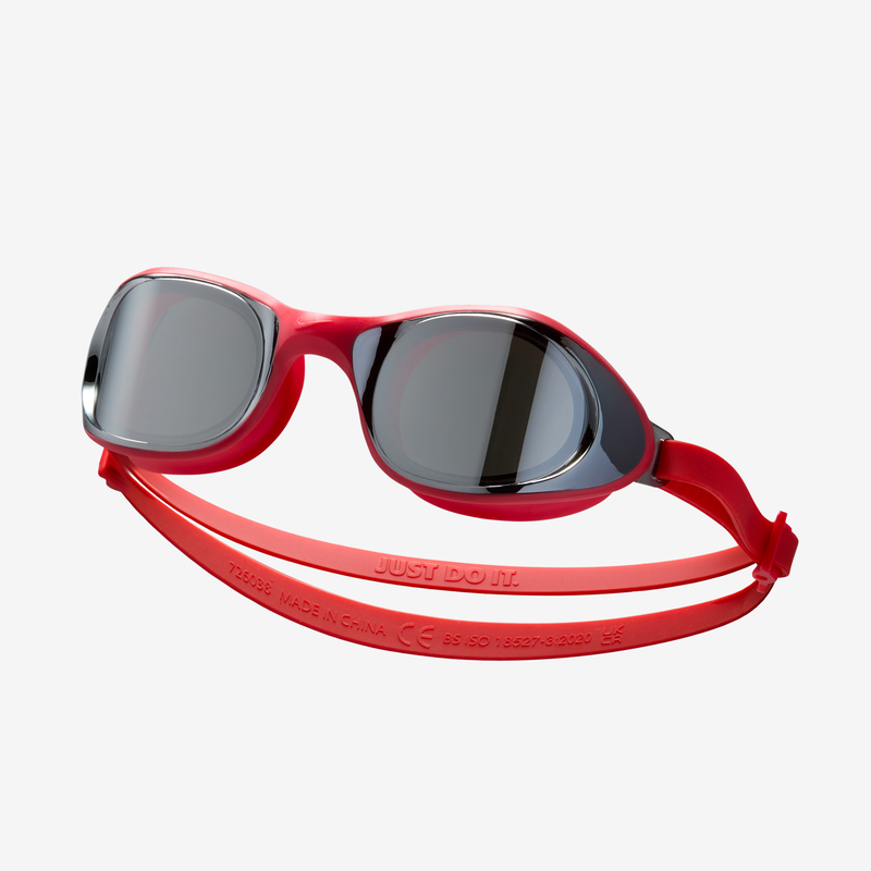Goggles de natación espejados Nike Expanse Rojo