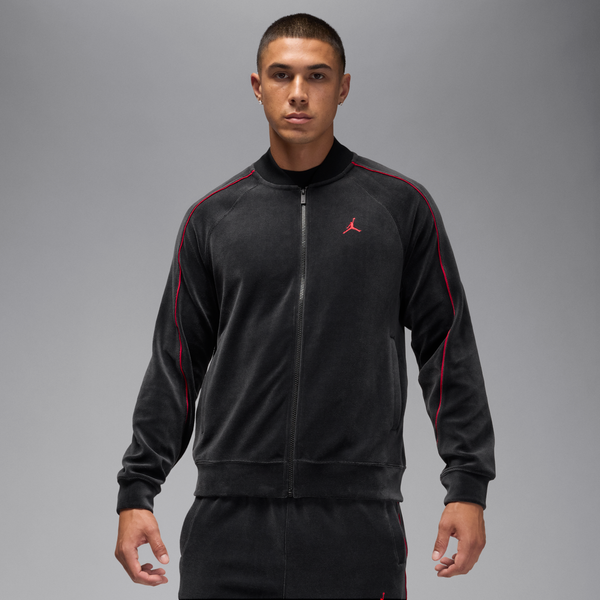 Chamarra Deportiva De Tejido Velour Para Hombre Jordan Brooklyn Negro