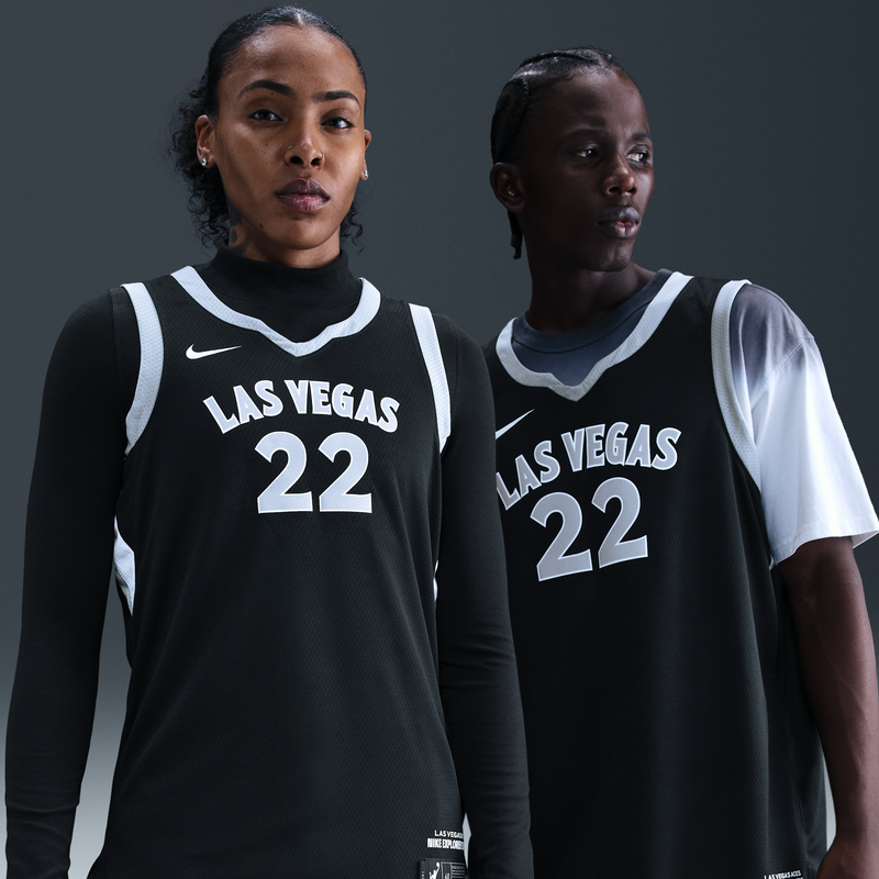 Jersey Nike Dri-FIT de la WNBA Victory A'ja Wilson Las Vegas Aces Negro