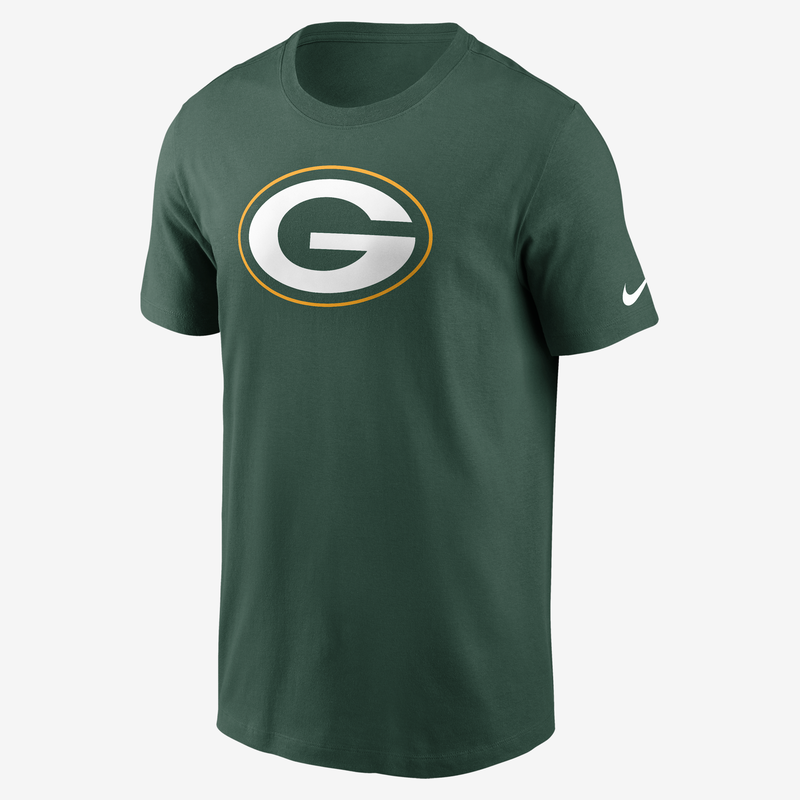 Playera para hombre Nike Logo Essential (NFL Green Bay Packers)