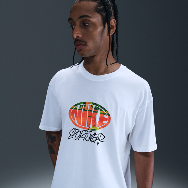 Playera Max90 Para Hombre Nike Sportswear Blanco