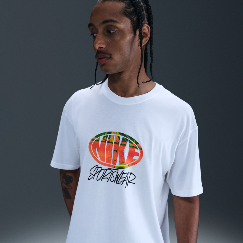 Playera Max90 Para Hombre Nike Sportswear Blanco