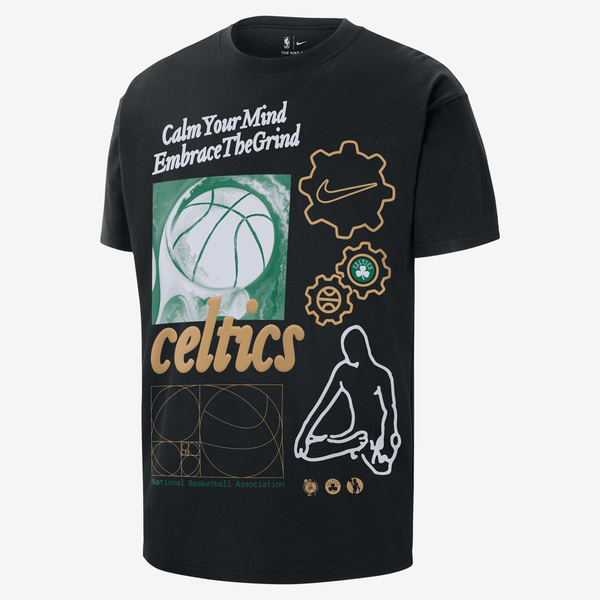 Playera Nike Nba Max90 Para Hombre Boston Celtics Courtside Negro