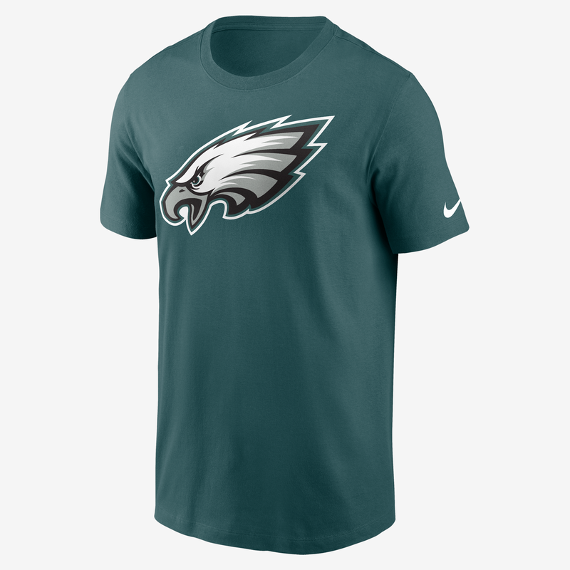 Playera para hombre Nike Logo Essential (NFL Philadelphia Eagles) Verde