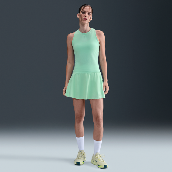 Falda De Tenis Dri-Fit Corta Para Mujer Nikecourt Advantage Verde