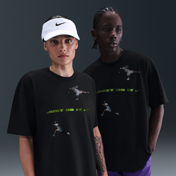 Playera Just Do It: Nike Tennis Negro