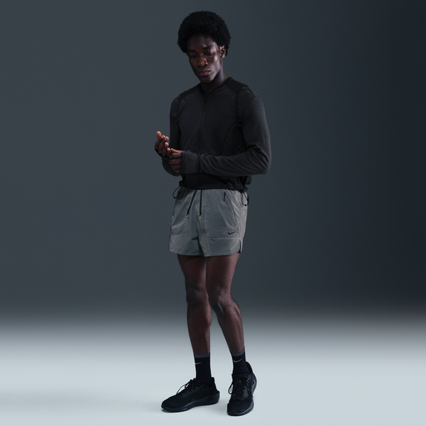 Shorts De Correr Reflejantes De 10 Cm 2 En 1 Para Hombre Nike Negro