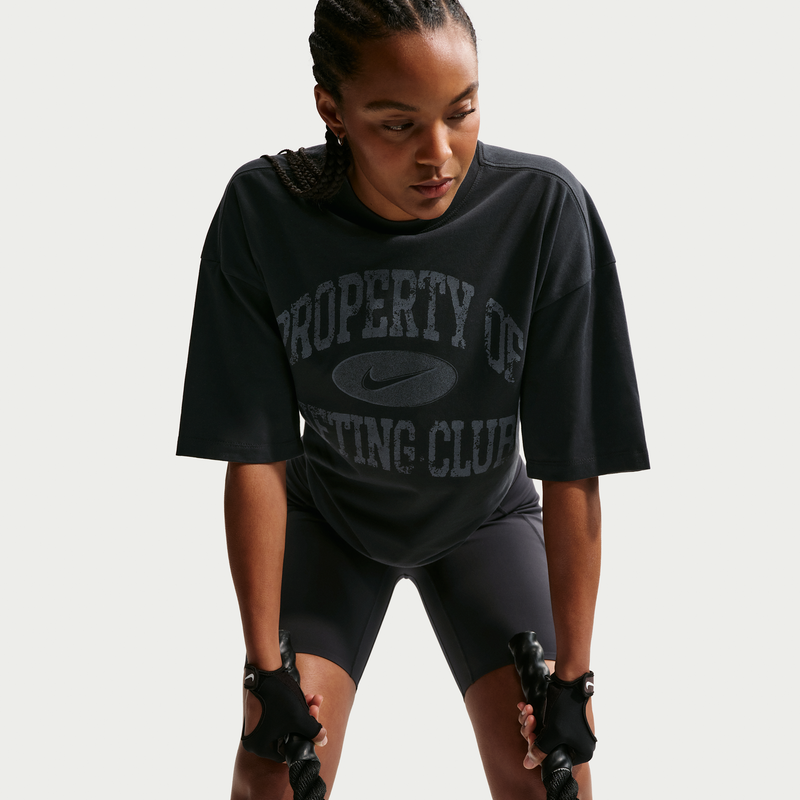 Playera de manga corta Dri-FIT oversized para mujer Nike