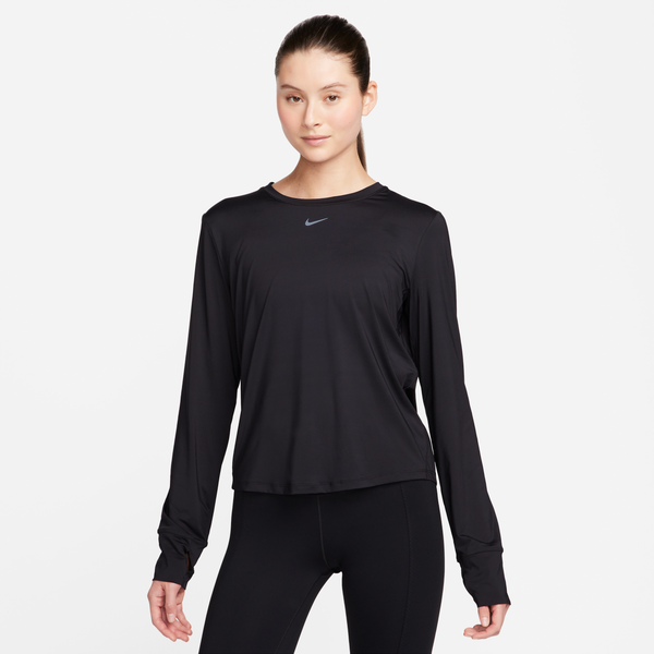 Playera De Manga Larga Dri-Fit Para Mujer Nike One Classic Negro