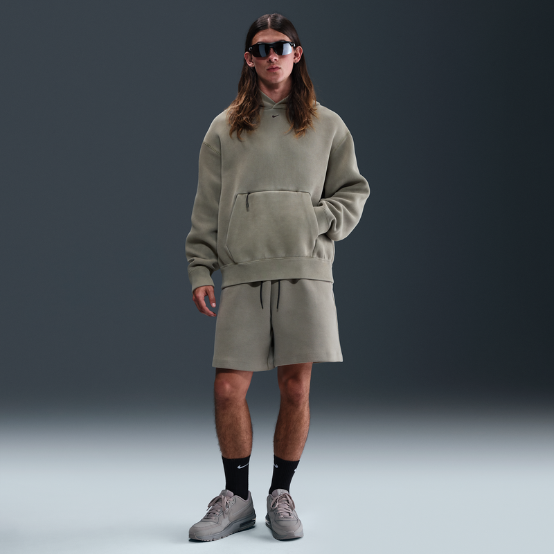 Shorts De Tejido Fleece Para Hombre Nike Tech Verde