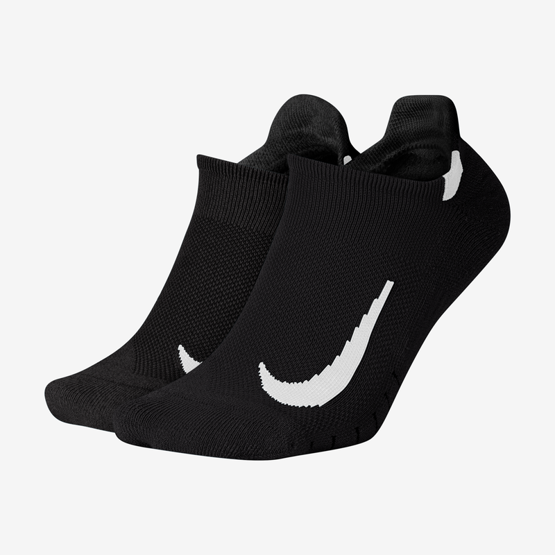 Calcetines Invisibles De Correr (2 Pares) Nike Multiplier Negro