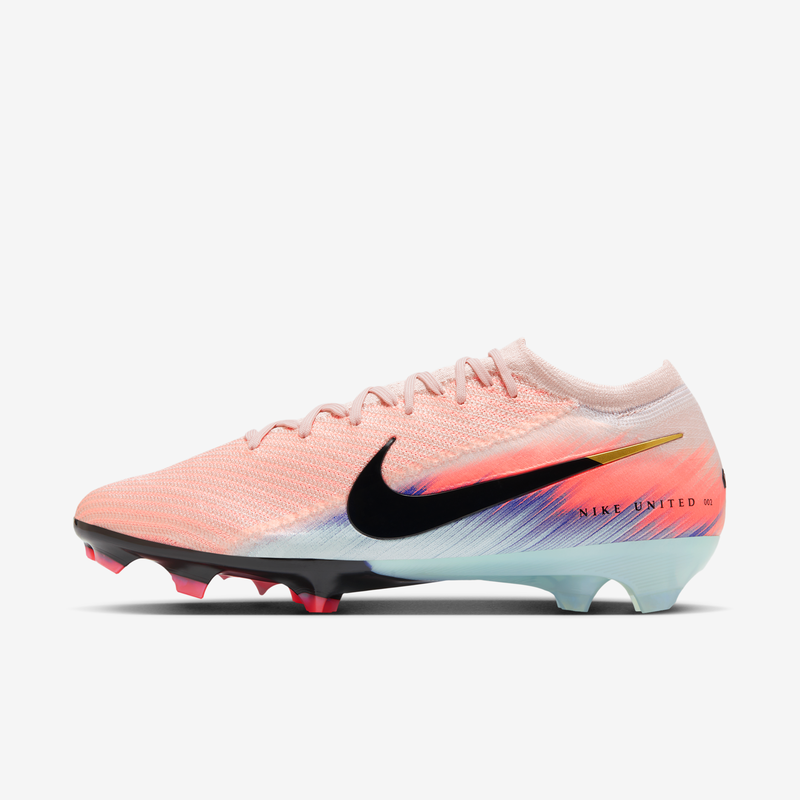 Tacos De Fútbol Para Terreno Firme De Corte Low Nike United Mercurial Vapor 16 Elite Rosa