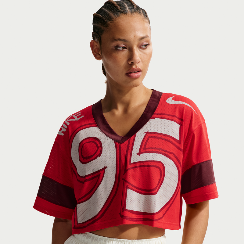 Jersey oversized cropped para mujer Nike Sportswear