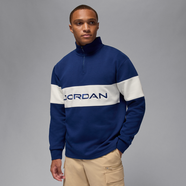 Playera De Golf Dri-Fit Con Cierre De 1/4 Para Hombre Jordan Sport Azul