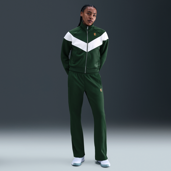 Pants De Tenis De Tiro Medio Para Mujer Nikecourt Heritage Windrunner Verde