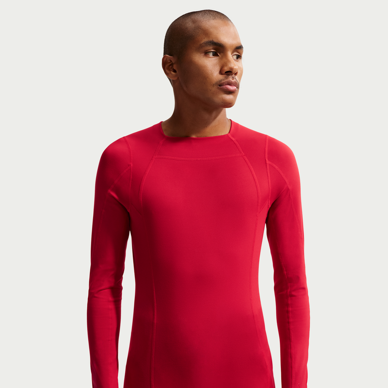 Playera de manga larga para hombre Nike x Jacquemus Rojo